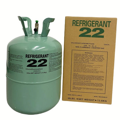 30Lb R22 Refrigerant Steel Cylinder Packaging for Refrigeration Equipment Air Conditioners - Freonbetter